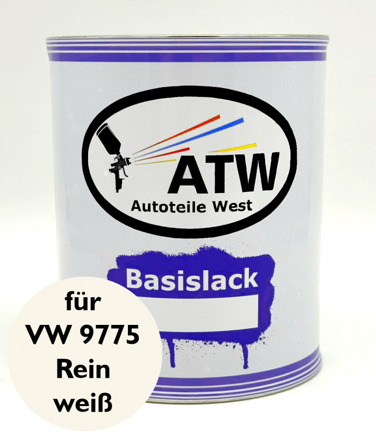 Autolack für VW 9775 Reinweiß